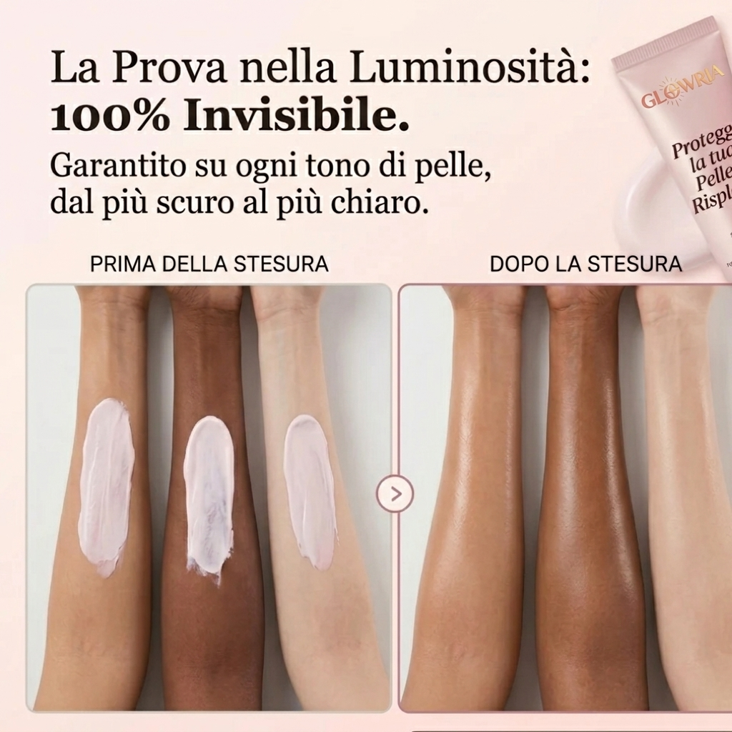 Crema solare al collagene Glowria™