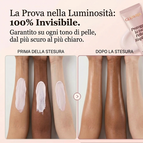 Crema solare al collagene Glowria™