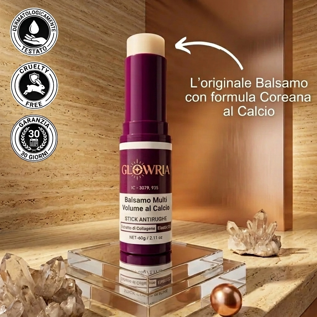 Stick Antirughe al Calcio Glowria™